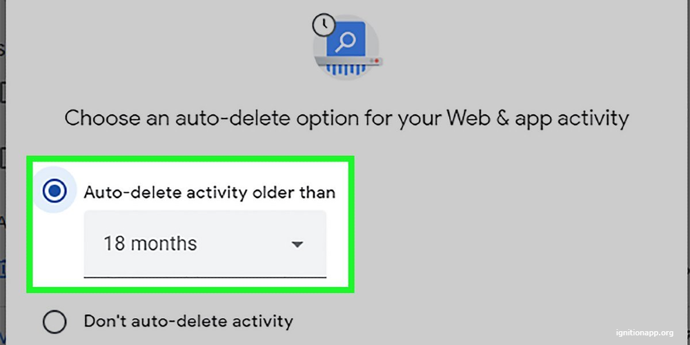 Disabling Activity Tracking
